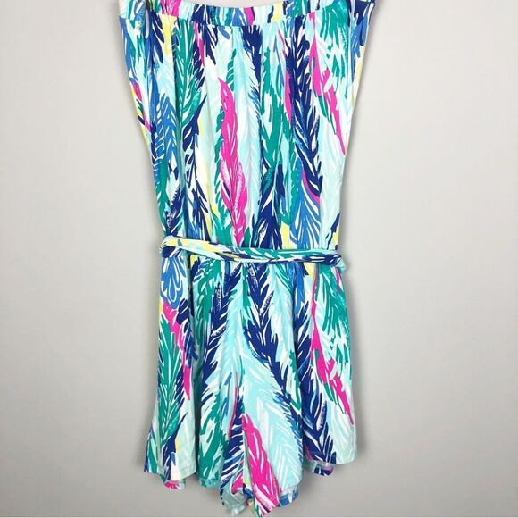 LILLY PULITZER | Strapless Belted Ritz Romper in Light As A Feather Women’s XS - Picture 8 of 11